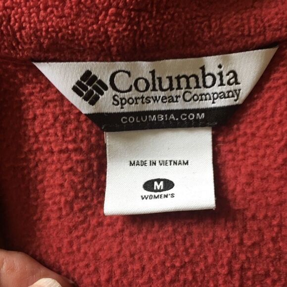 Columbia rust colored zip sweatshirt size m - Picture 6 of 6